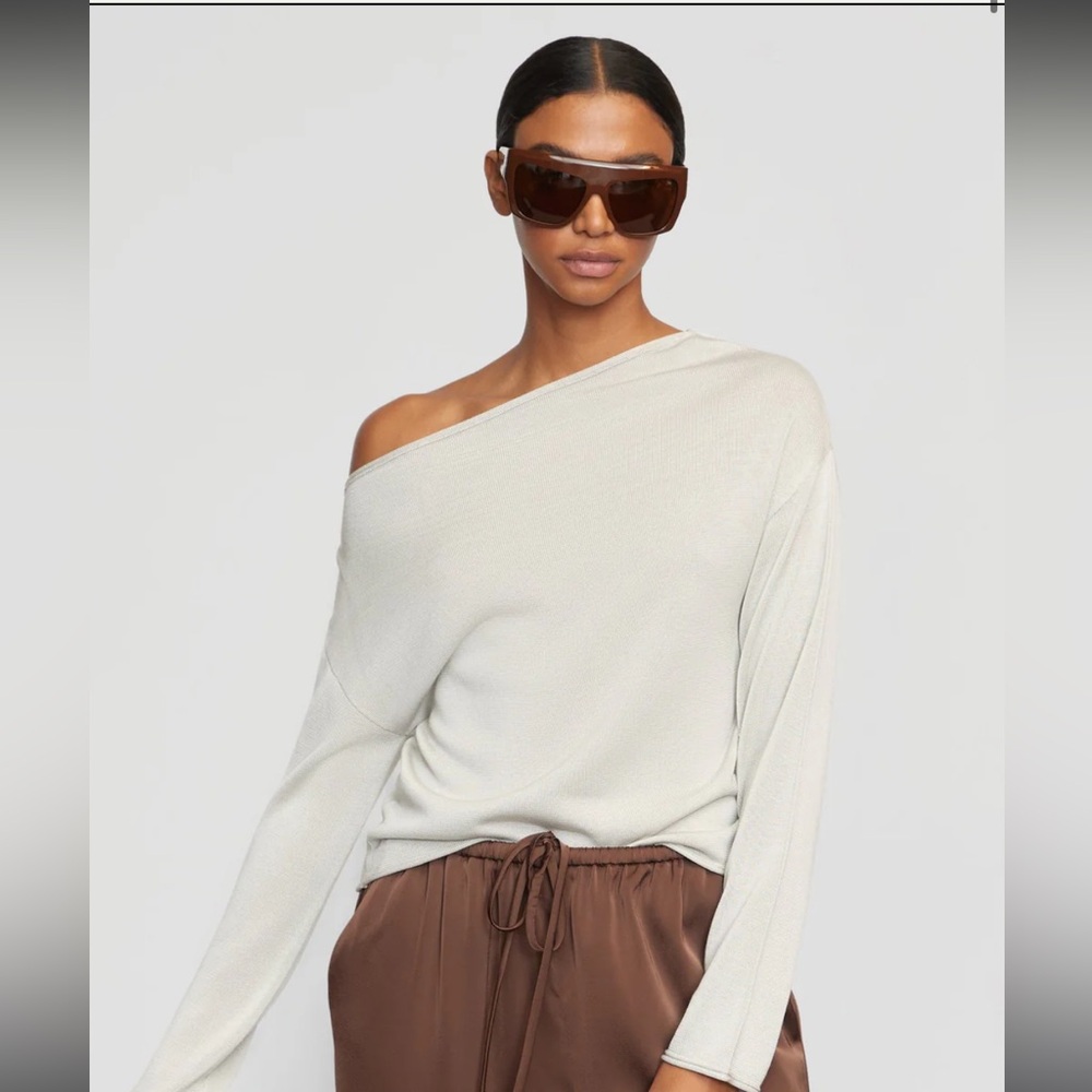Modern Citizen Soft Gray Knit Top